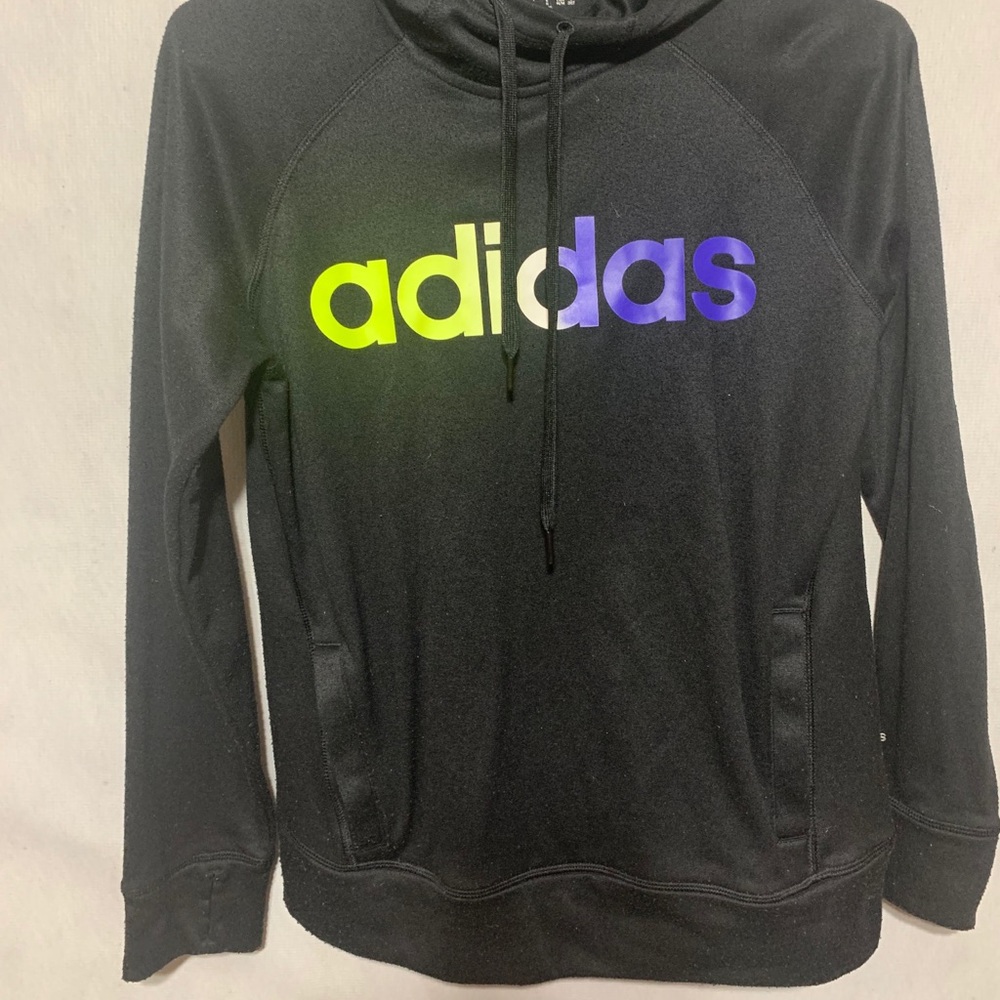 Adidas multicolor fitted hoodie